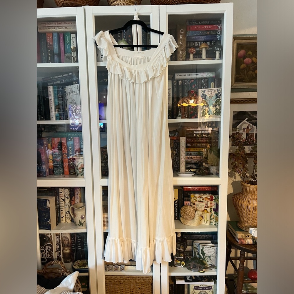Doen Sycamore Dress in Salt - 100% silk